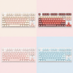 TAVNIXO F3587 Wired Hot-Swappable Mechanical Keyboard – 87/104 Key — f3587 mechanical keyboard four colors