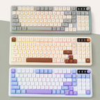 TAVNIXO K520D 99-Key Tri-Mode Wireless Keyboard with RGB & Control Knob — k520d three color keyboard options