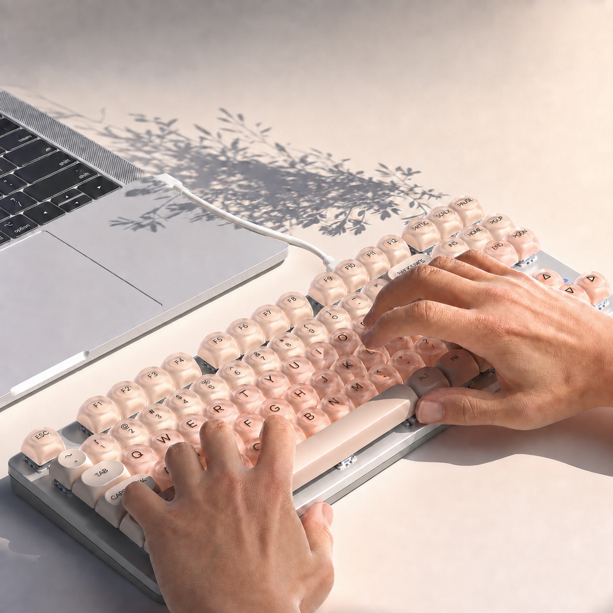 TAVNIXO F3587 Wired Hot-Swappable Mechanical Keyboard – 87/104 Key — f3587 wired mechanical keyboard typing