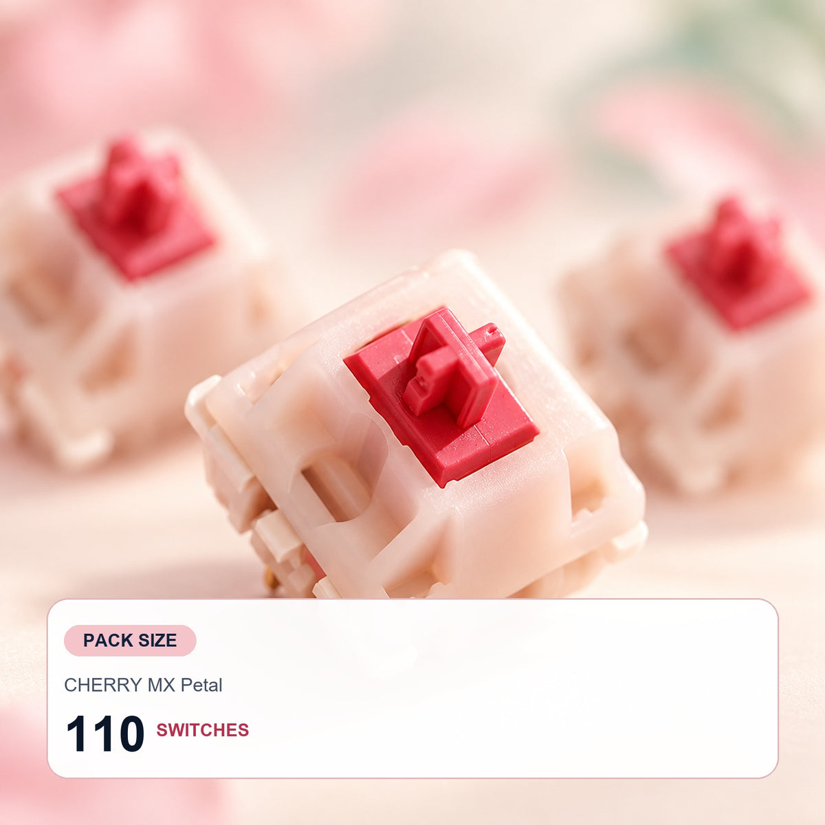 TAVNIXO CHERRY MX2A Petal tactile keyboard switches 110 pack