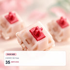 TAVNIXO CHERRY MX2A Petal tactile keyboard switches 35 pack