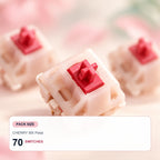 TAVNIXO CHERRY MX2A Petal tactile keyboard switches 70 pack