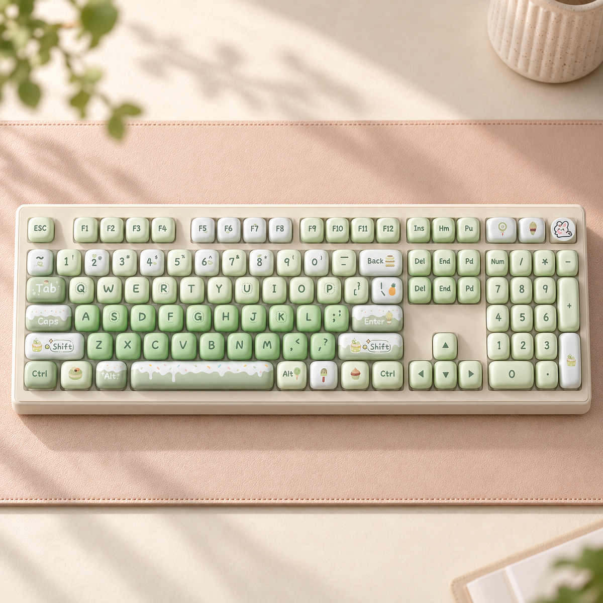 Summer Dessert House MOG 136-Key PBT Keycap Set — dessert house mog pbt keycaps 136 product overview