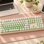 Summer Dessert House MOG 136-Key PBT Keycap Set — dessert house mog pbt keycaps 136 cozy desktop setup