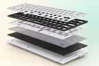 AULA Mini60 HE Pro internal sound-dampening layer detail