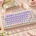 Purple Rabbit 142-Key PBT Keycap Set — purple rabbit pbt keycaps 142 product overview