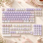 Purple Rabbit 142-Key PBT Keycap Set — purple rabbit pbt keycaps 142 full 142 keycap set layout
