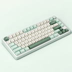 RK R75 Pro V2 mint green keyboard with Smoke Rain V3 switches