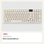 TAVNIXO R98 Pro and R99 Pro wireless mechanical keyboard: r98 pro wireless mechanical keyboard with display variant card