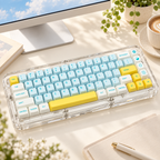 Sky Dream XDA PBT Keycap Set — sky dream xda pbt keycaps cozy desktop setup