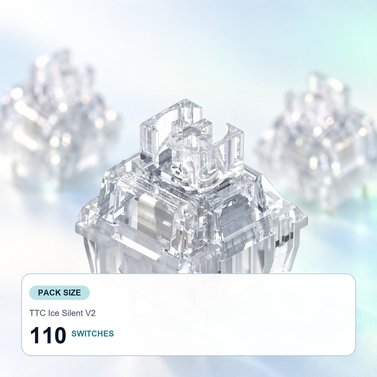 TAVNIXO TTC Ice Silent V2 keyboard switches 110 pack