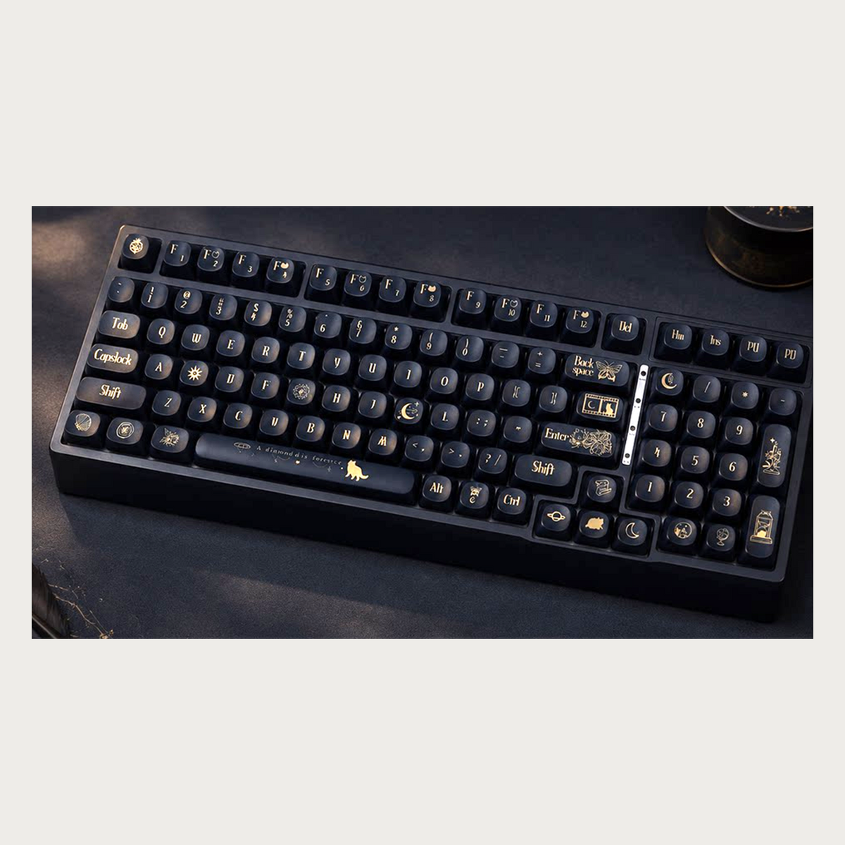 TAVNIXO YG98 Tri-Mode Hot-Swappable Mechanical Keyboard with MOA Keycaps — yg98 midnight celestial moa wireless mechanical keyboard sku